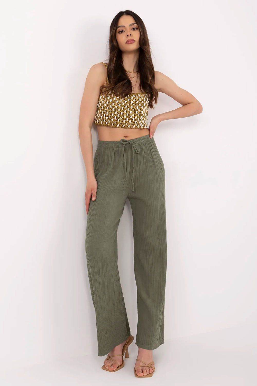 Women trousers Och Bella - CELIA MODA