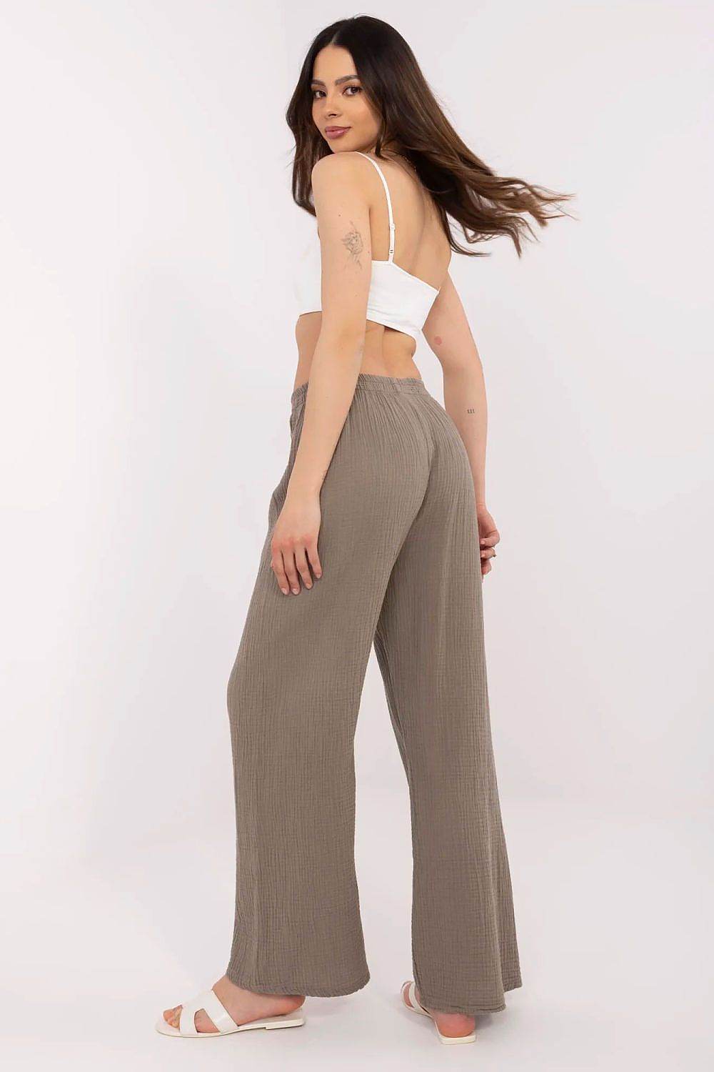 Women trousers Och Bella - CELIA MODA