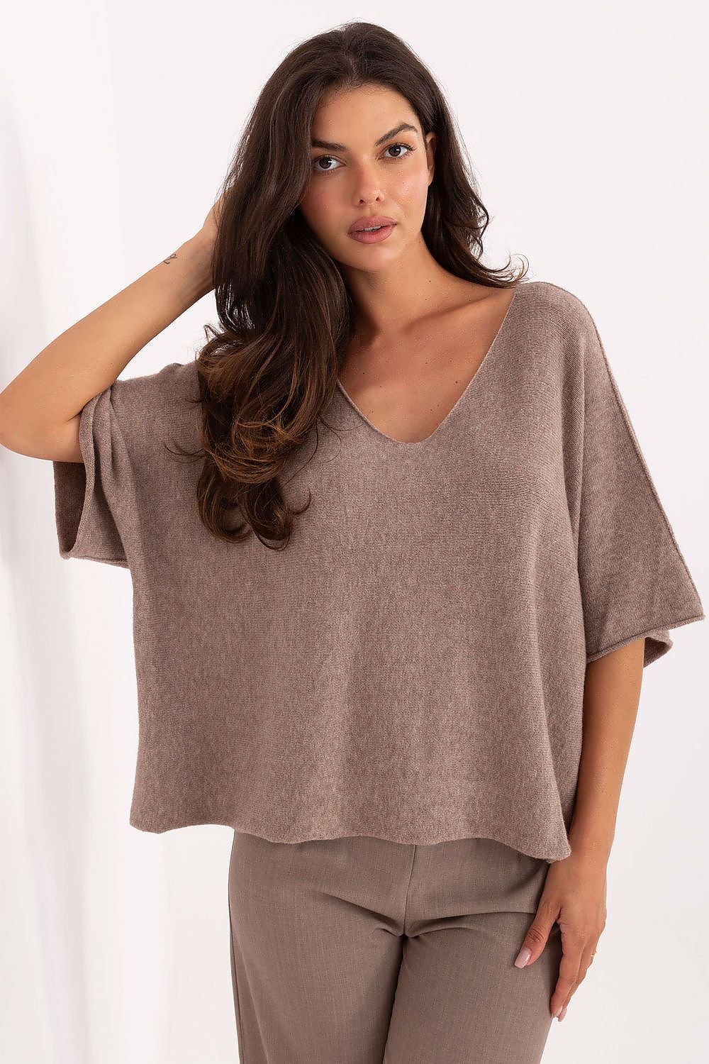  Short sleeve sweater model 216681 Italy Moda 