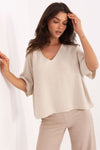  Short sleeve sweater model 216682 Italy Moda 
