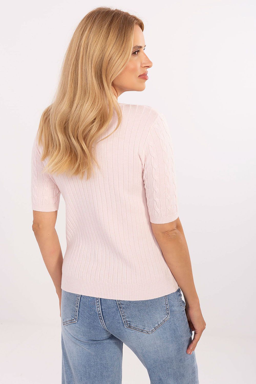  Short sleeve sweater model 216763 Factory Price 