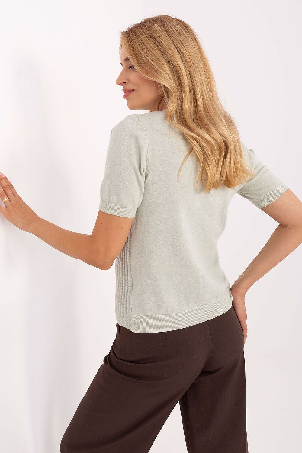  Short sleeve sweater model 216768 Factory Price 