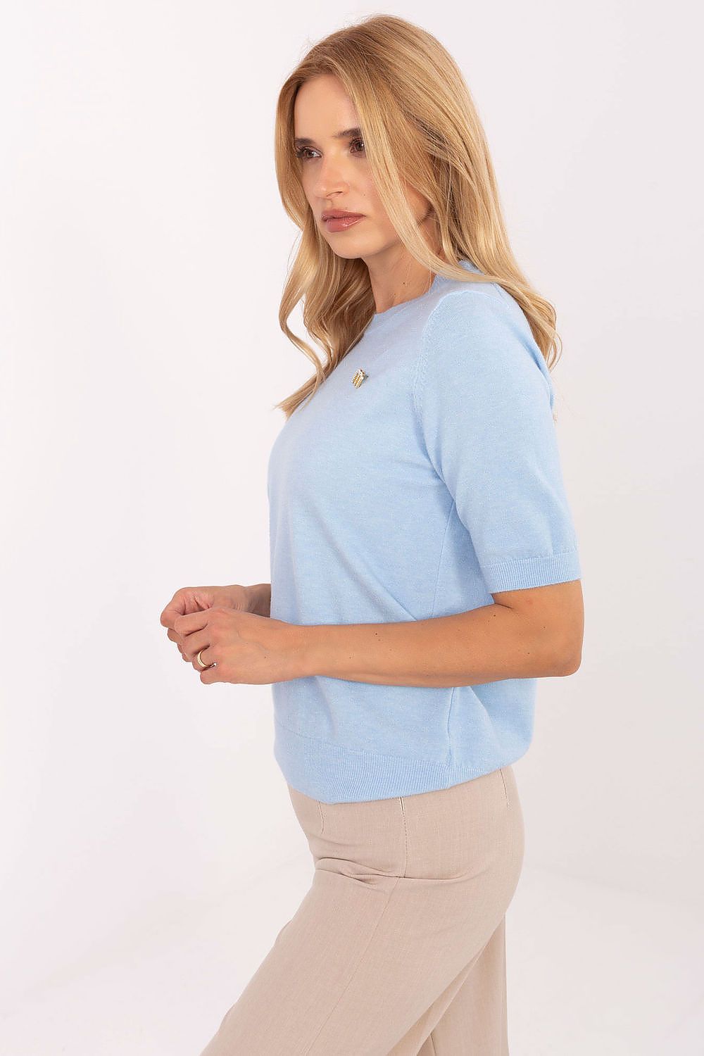 Short sleeve sweater model 216855 Factory Price 