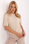  Short sleeve sweater model 216868 Factory Price 