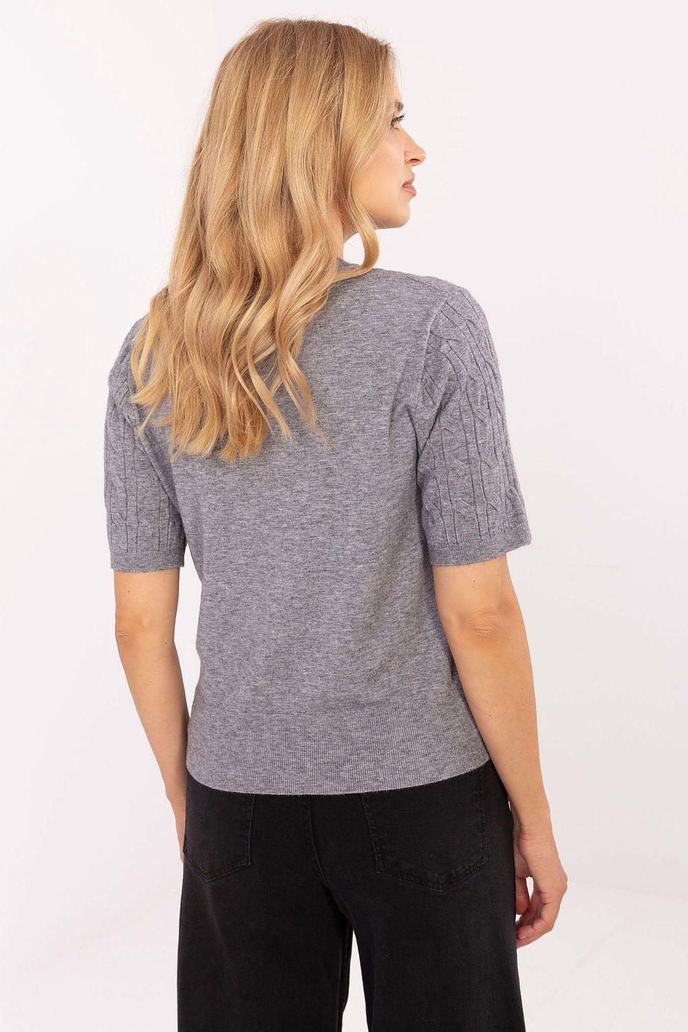  Short sleeve sweater model 216873 Factory Price 