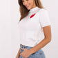  Short sleeve sweater model 220372 Factory Price 
