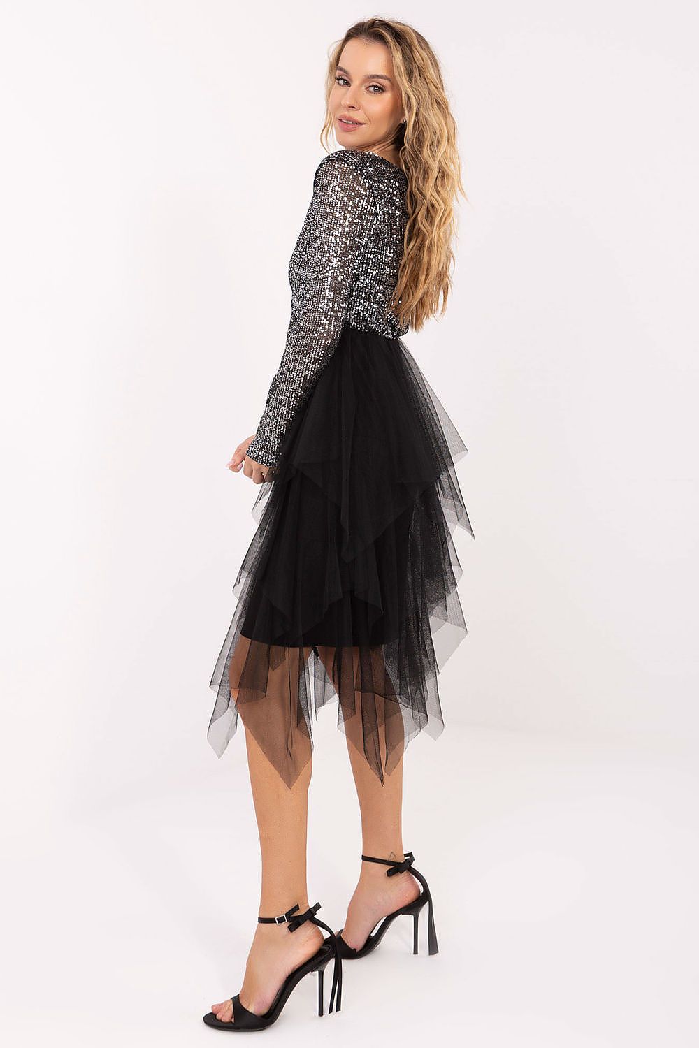  Short dress model 221078 Italy Moda 