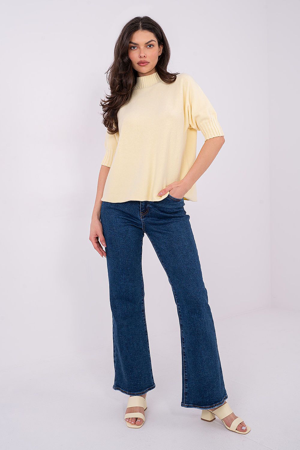  Short sleeve sweater model 222442 Italy Moda 