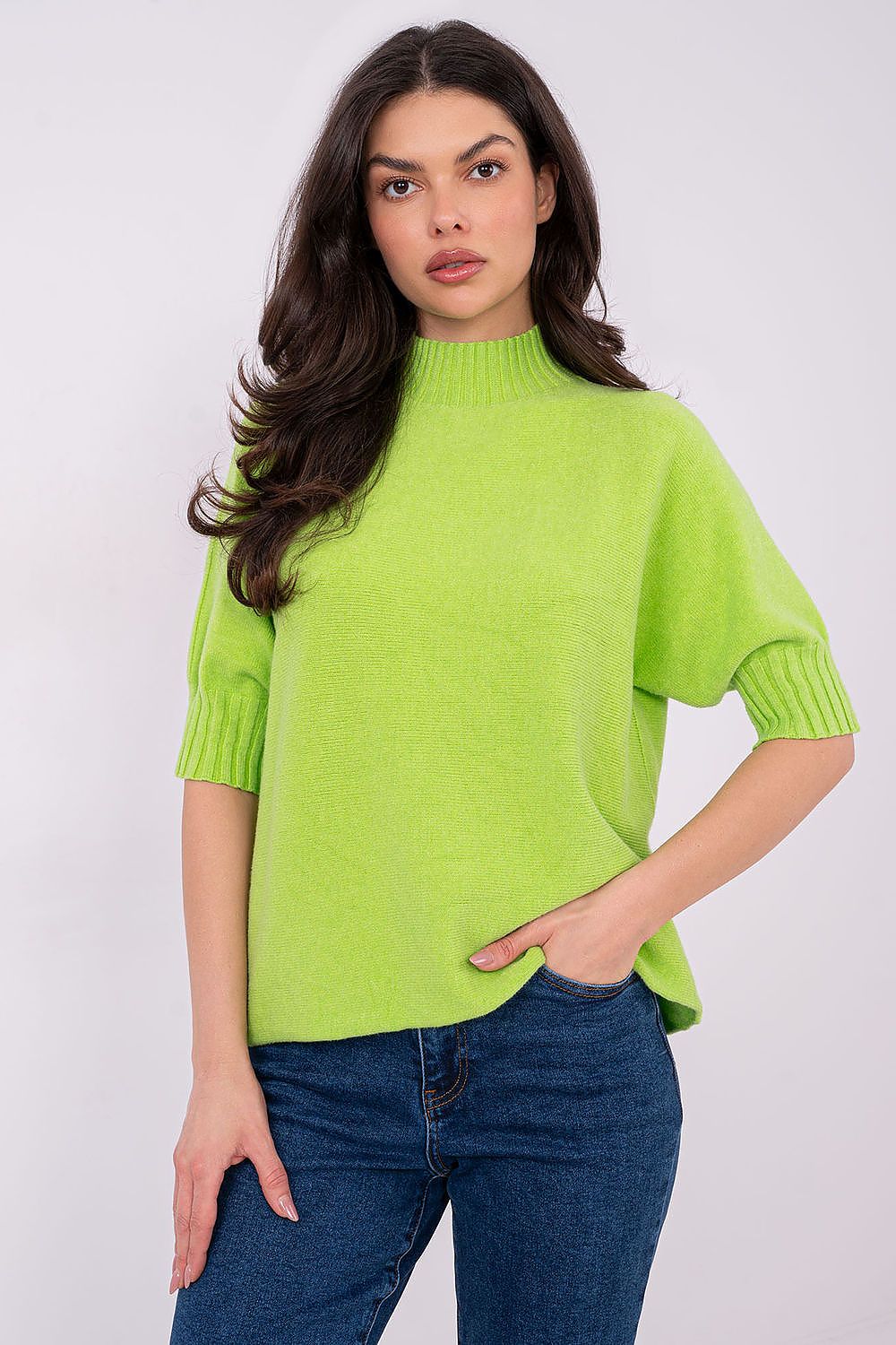  Short sleeve sweater model 222443 Italy Moda 