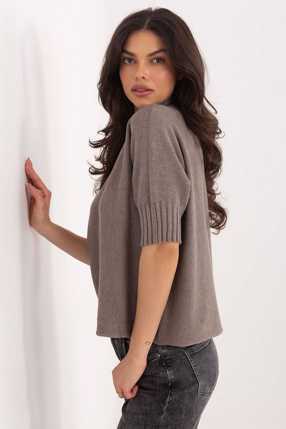  Short sleeve sweater model 222444 Italy Moda 