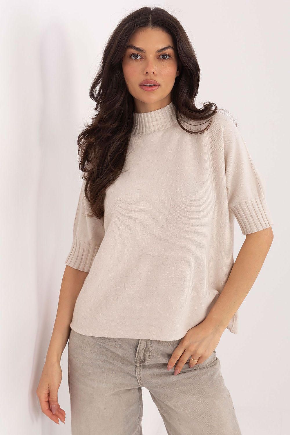  Short sleeve sweater model 222445 Italy Moda 