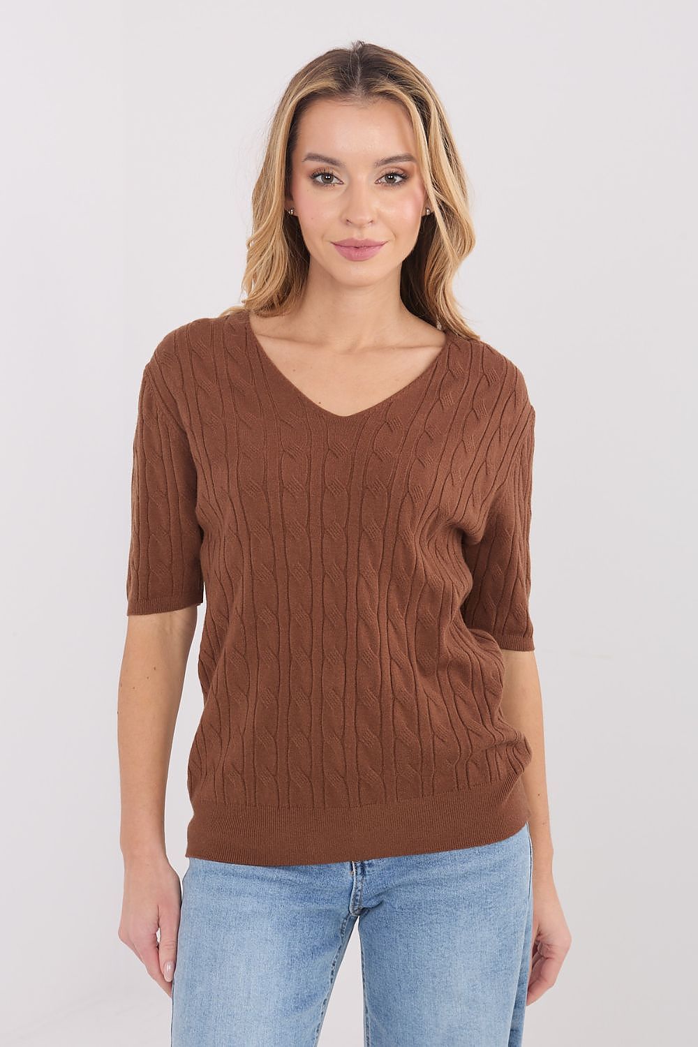  Short sleeve sweater model 222835 Factory Price 