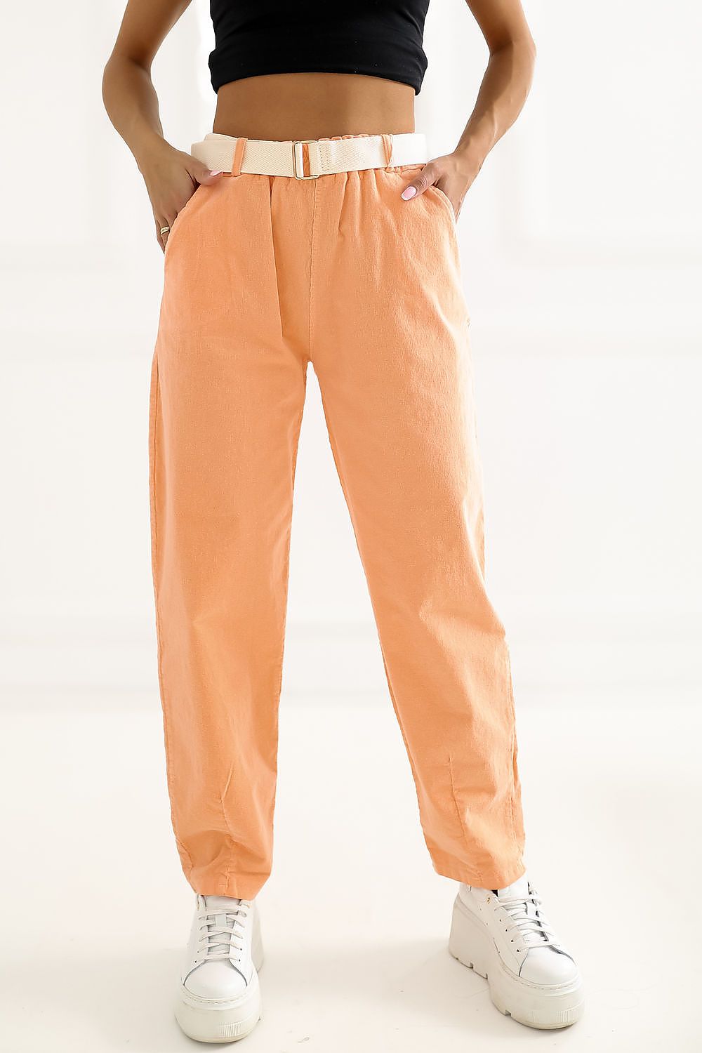  corduroy trousers model 226458 Italy Moda 