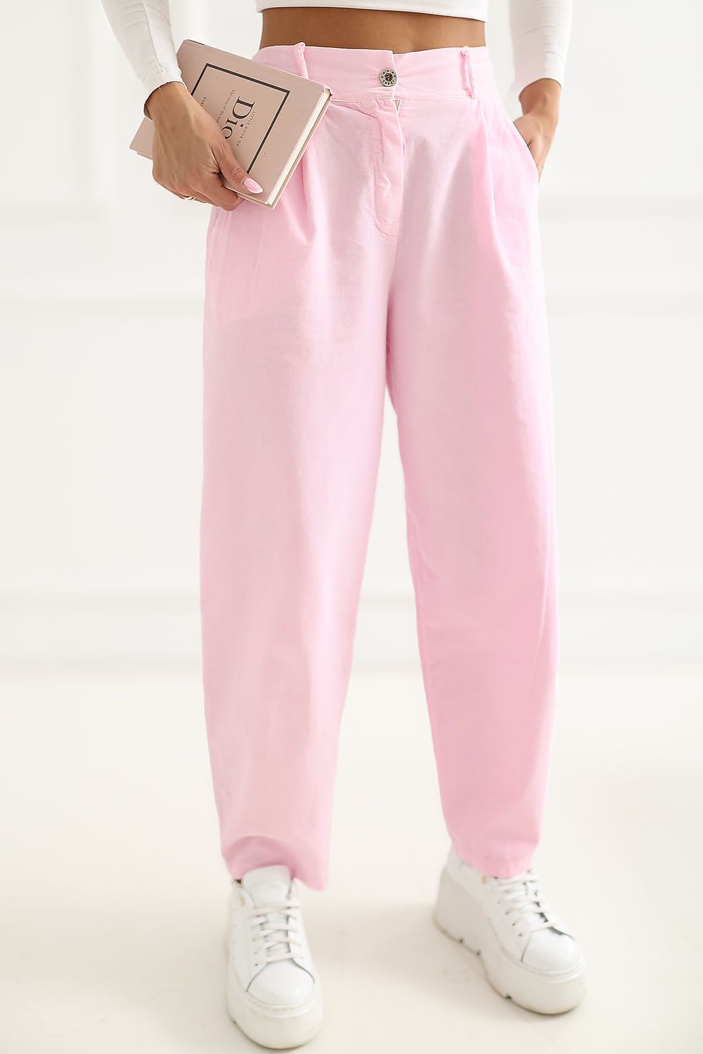  corduroy trousers model 228360 Rue Paris 