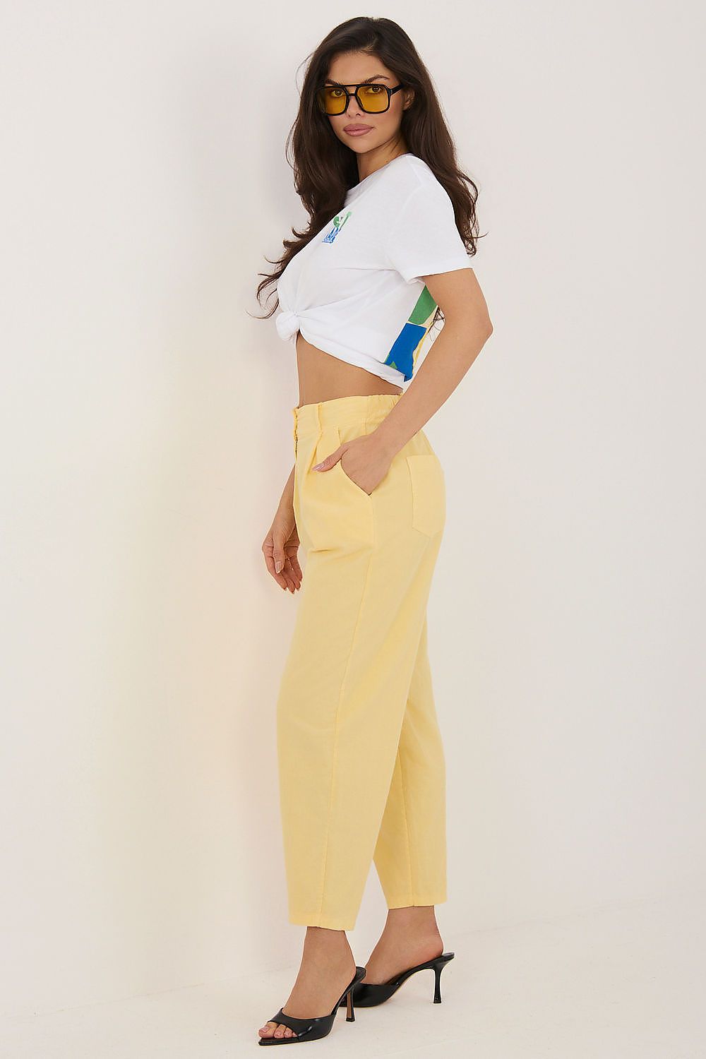  corduroy trousers model 228361 Rue Paris 