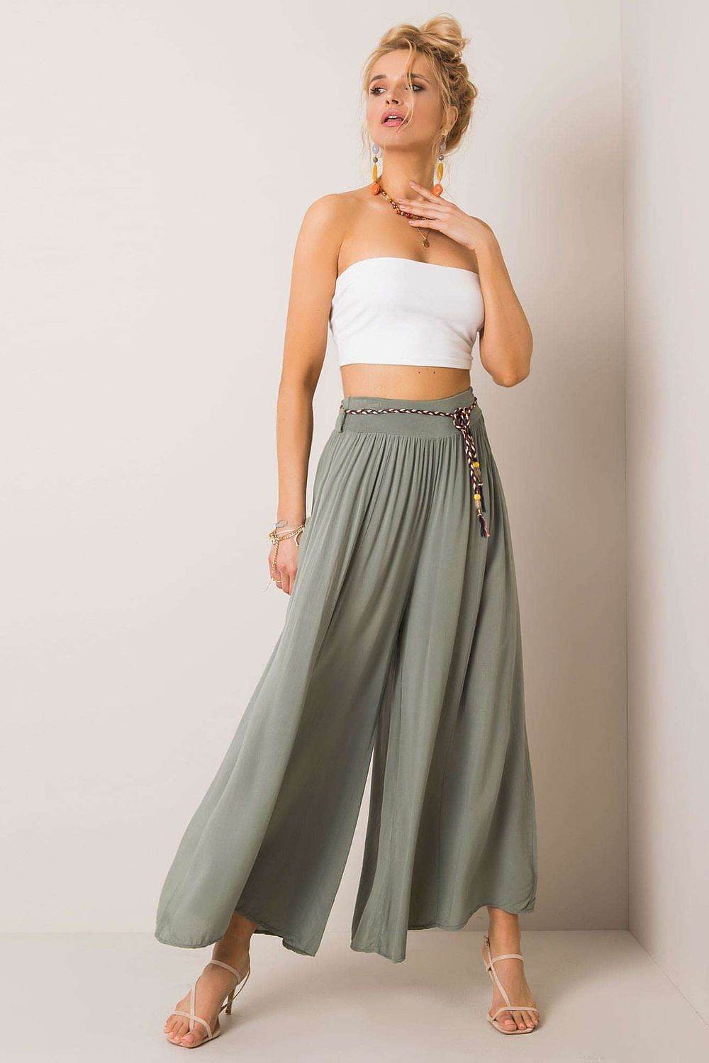 Women trousers Och Bella - CELIA MODA