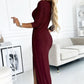  Long dress model 186314 Numoco 